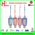 Small-sized Silicone Hand Sanitizer holder, Filled in Plastic Bottle, Volume of 30ml